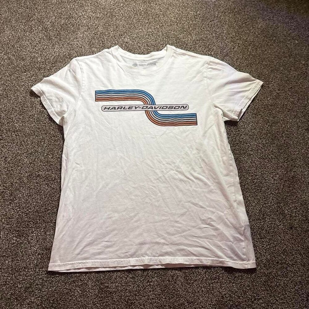 Harley-davidson Men's White T-shirt